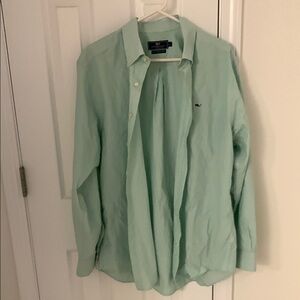 Vineyard Vines Men's Green Shirt